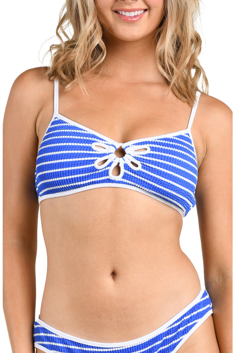 Brenton Petal Cutout Bikini Top, Main, color, OCEAN
