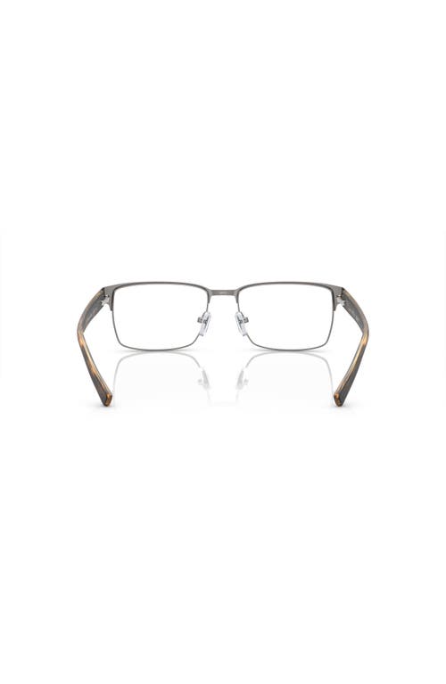 Armani Exchange 54mm Square Optical Glasses In Gray