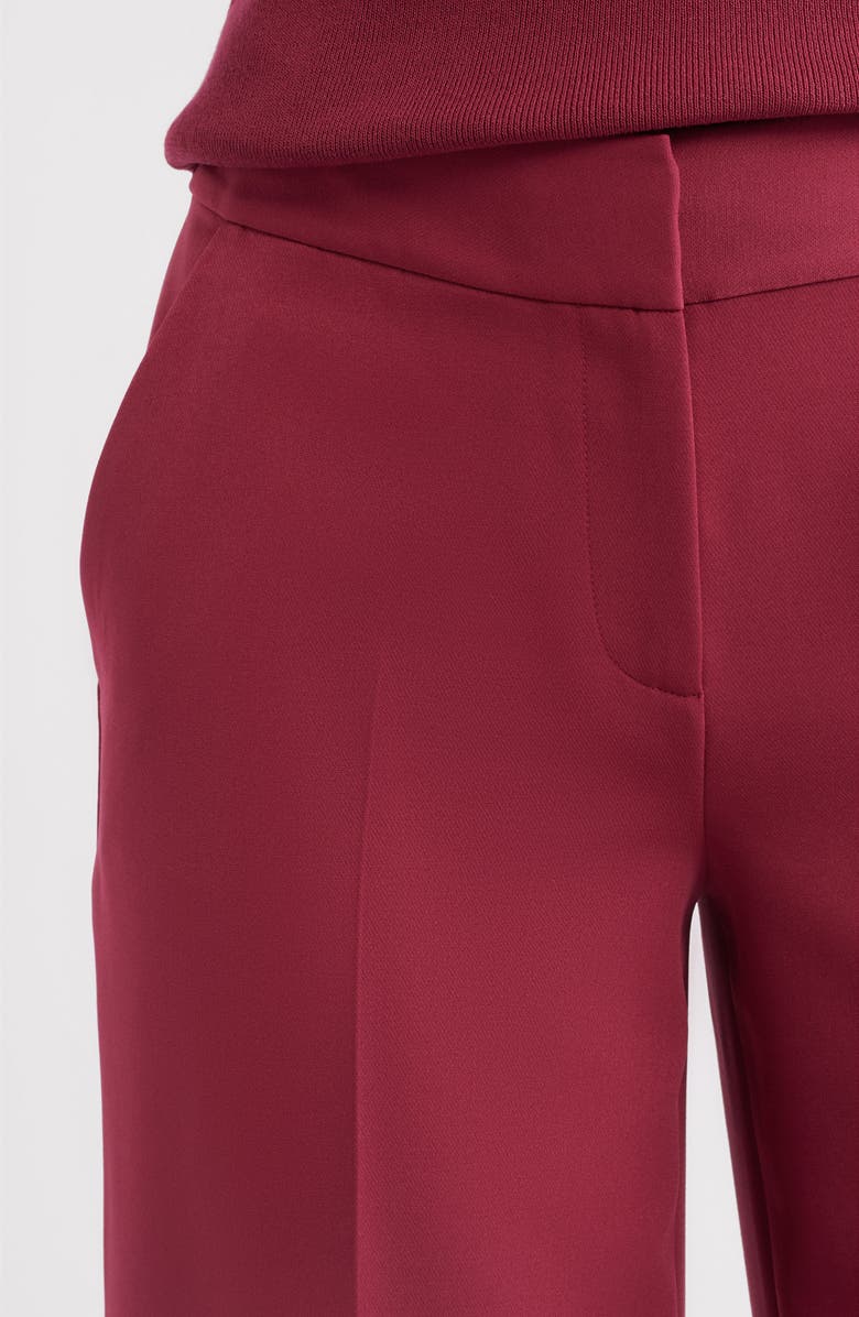 Tahari ASL Wide Leg Pants, Alternate, color, Berry Bliss