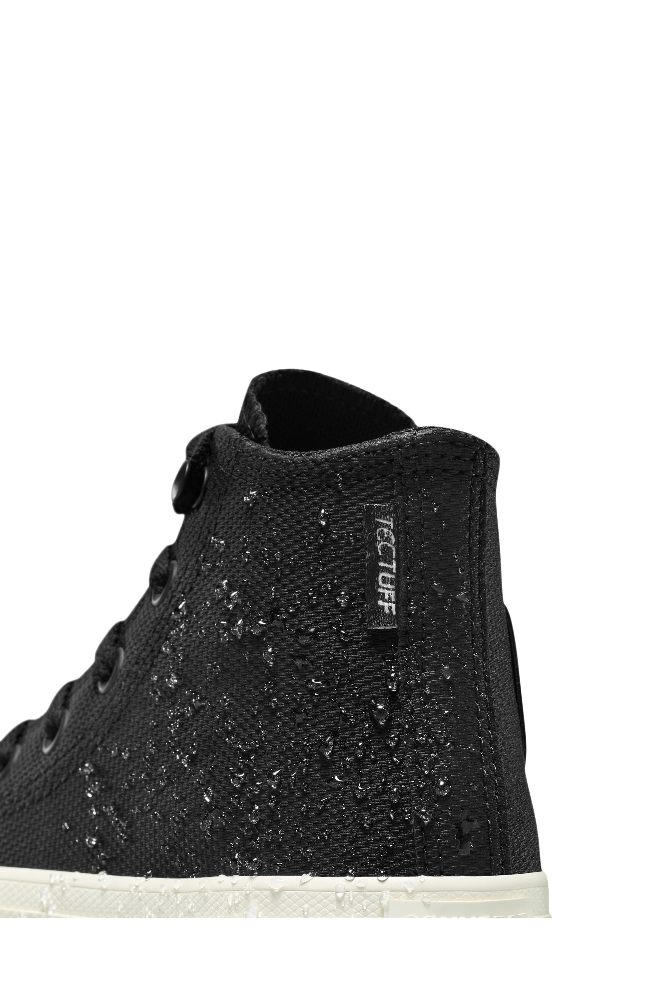 Converse Kids' Chuck Taylor All Star Waterproof TecTuff High Top Sneaker, Alternate, color, Black/ Cold Stare/ Egret