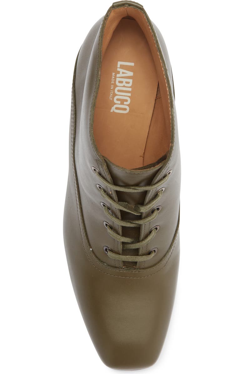 LABUCQ Jil Leather Boot, Alternate, color, Olive