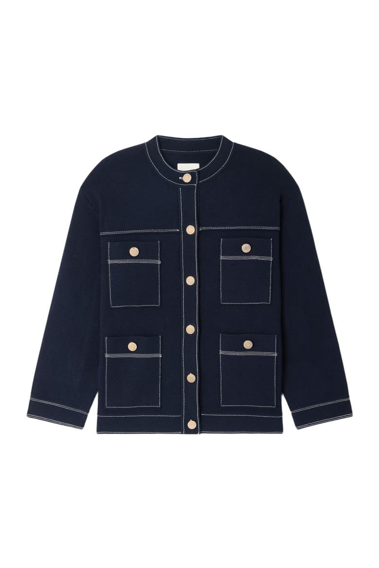 Contrast stitch cardigan (Women) | Nordstrom