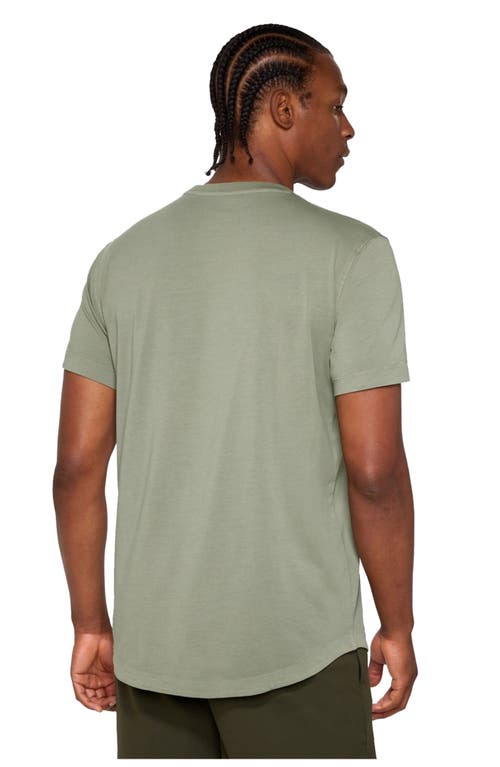 Fabletics The 24-7 Tee Curved Hem In Gold