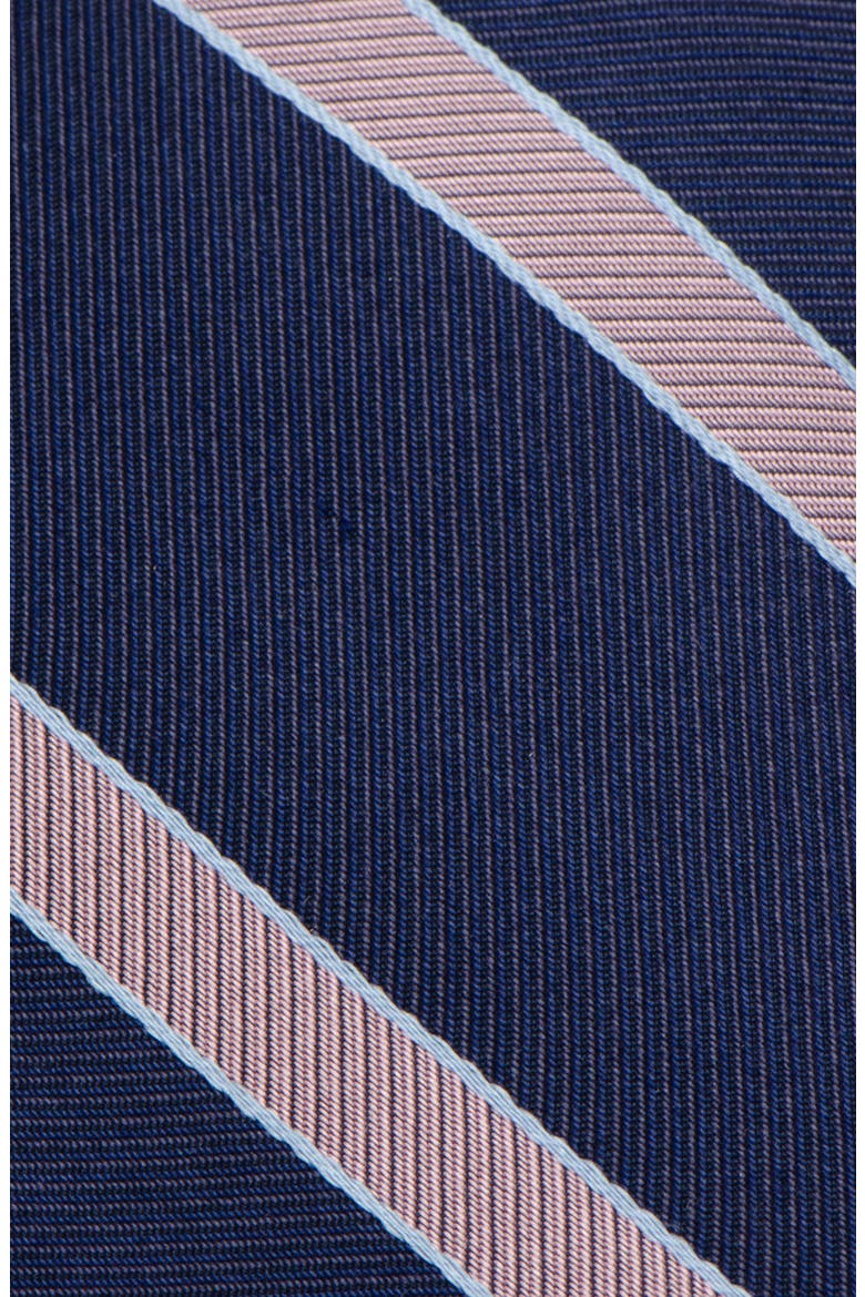 The Travis Silk Tie, Alternate, color, BLUE