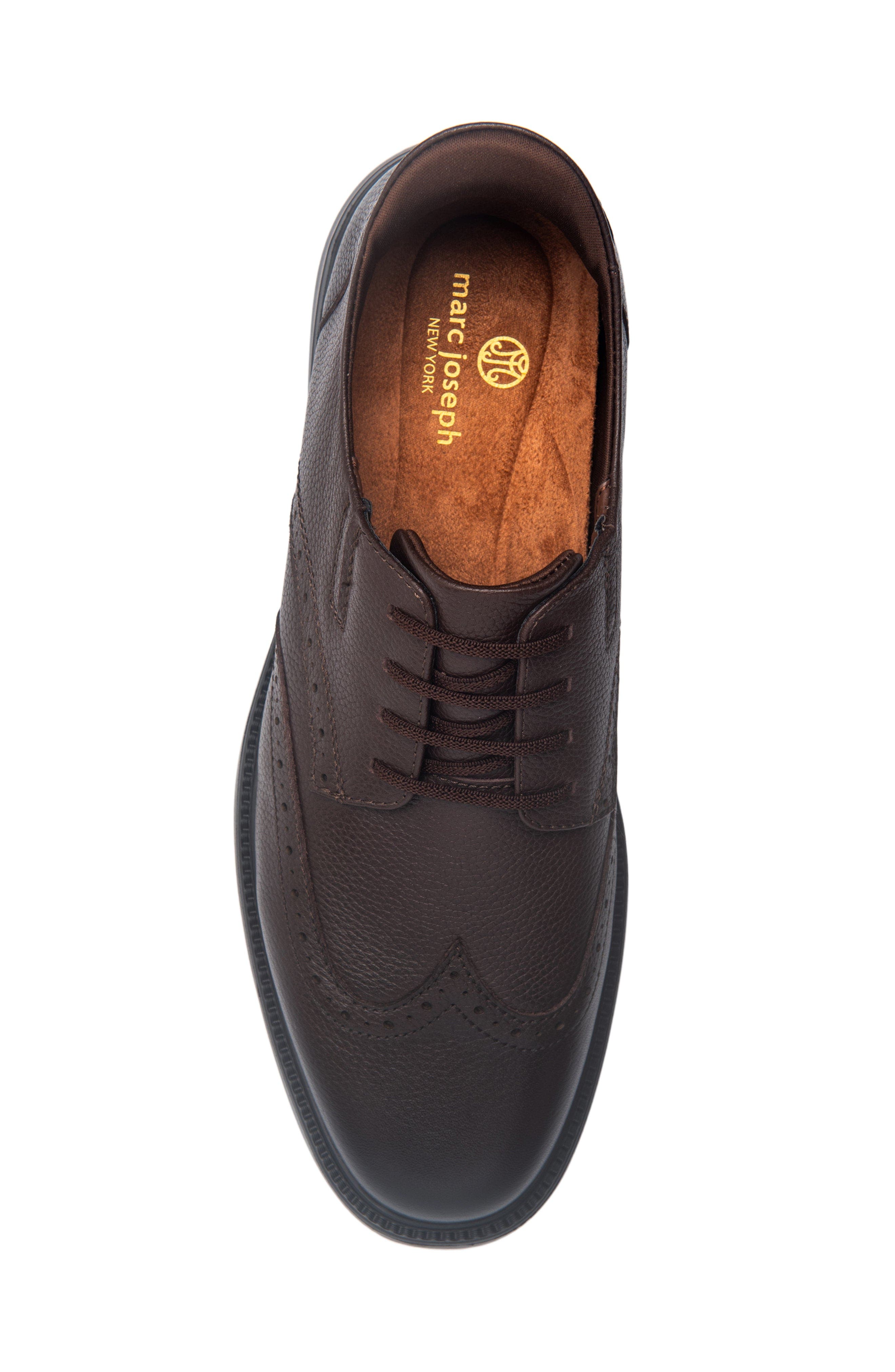 Russel Drive t Hands Free Technology Leather Wingtip Casual Oxford, Alternate, color, Brown Grainy Leather
