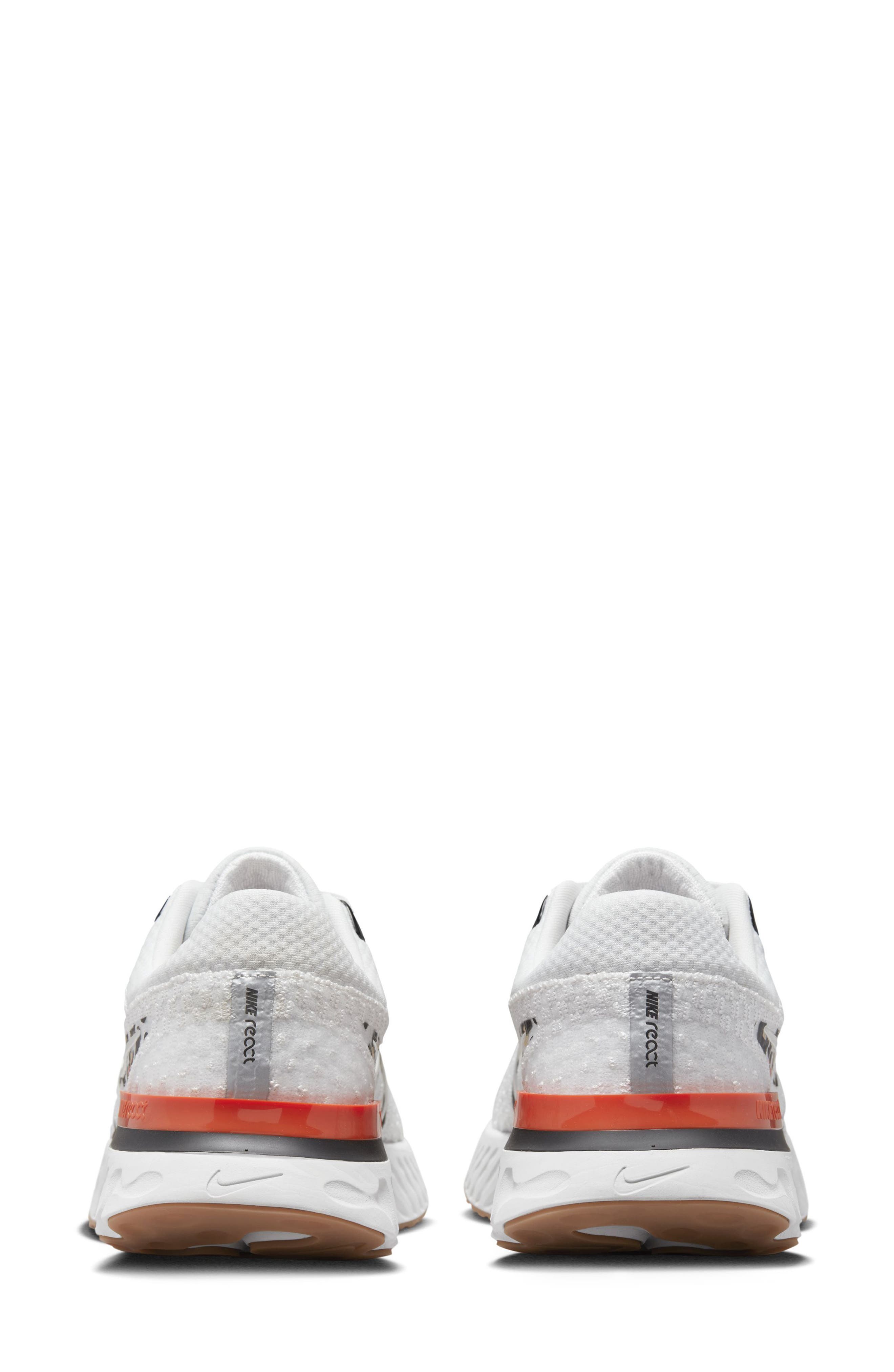 Nike React Infinity Run Flyknit 3 Running Shoe, Alternate, color, 