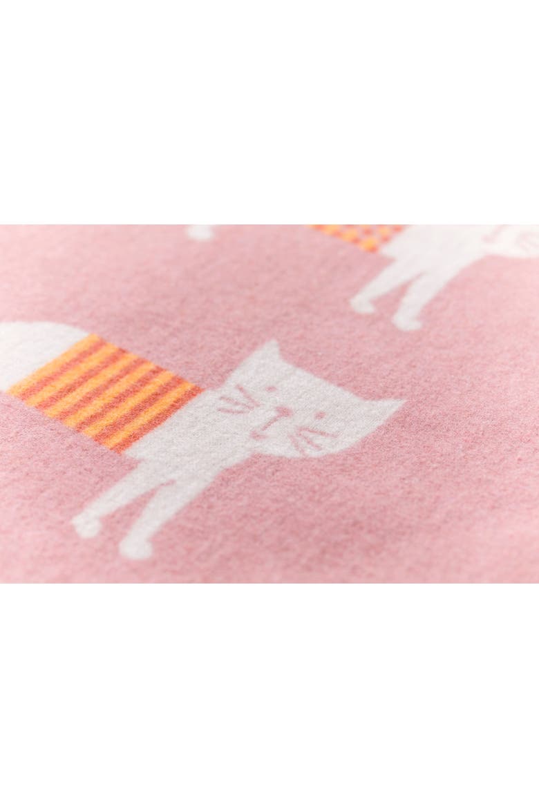Juwel Cats Allover Baby Blanket, Alternate, color, Rouge