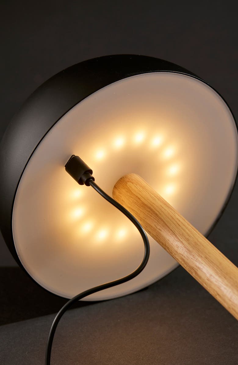 ADESSO LIGHTING Nash LED Cordless Table Lamp, Alternate, color, Black