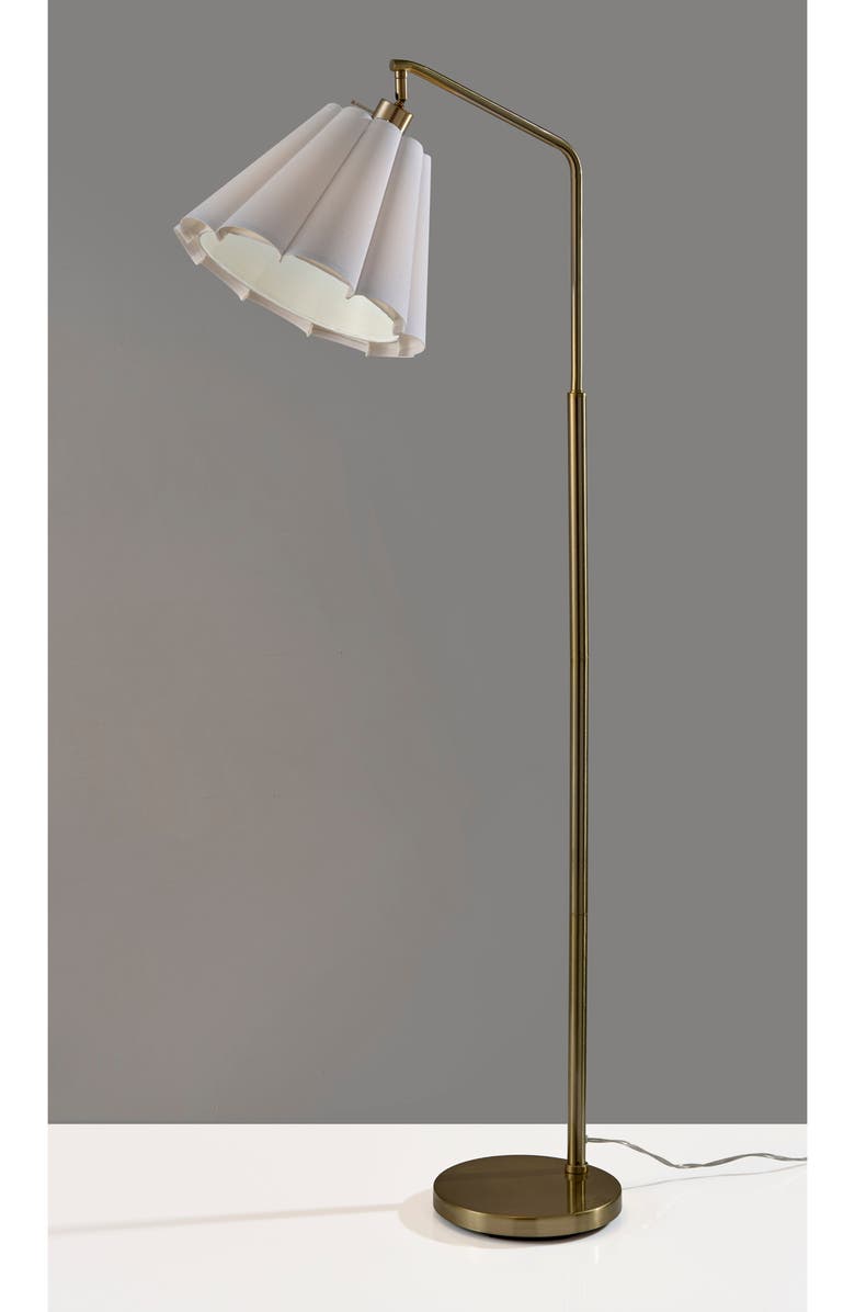 ADESSO LIGHTING Lyra Floor Lamp, Alternate, color, Antique Brass
