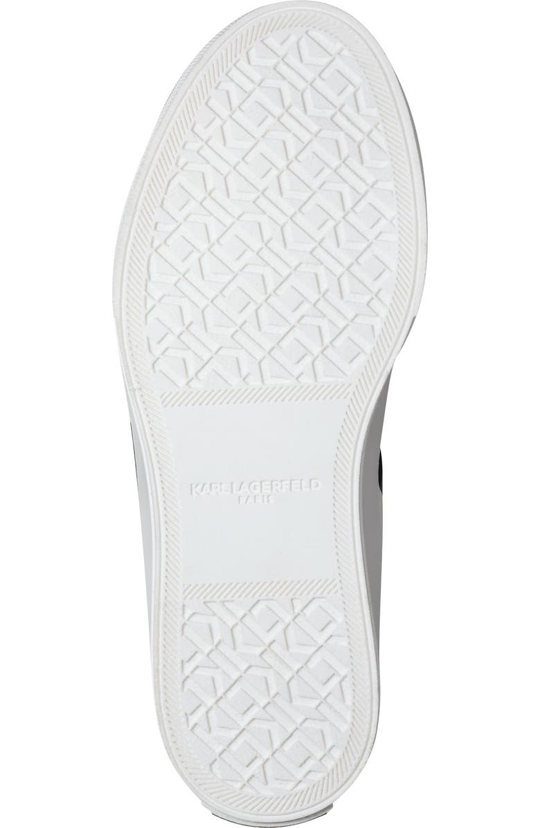 KARL LAGERFELD PARIS Greysen Platform Sneaker, Alternate, color, Bright White/ Black
