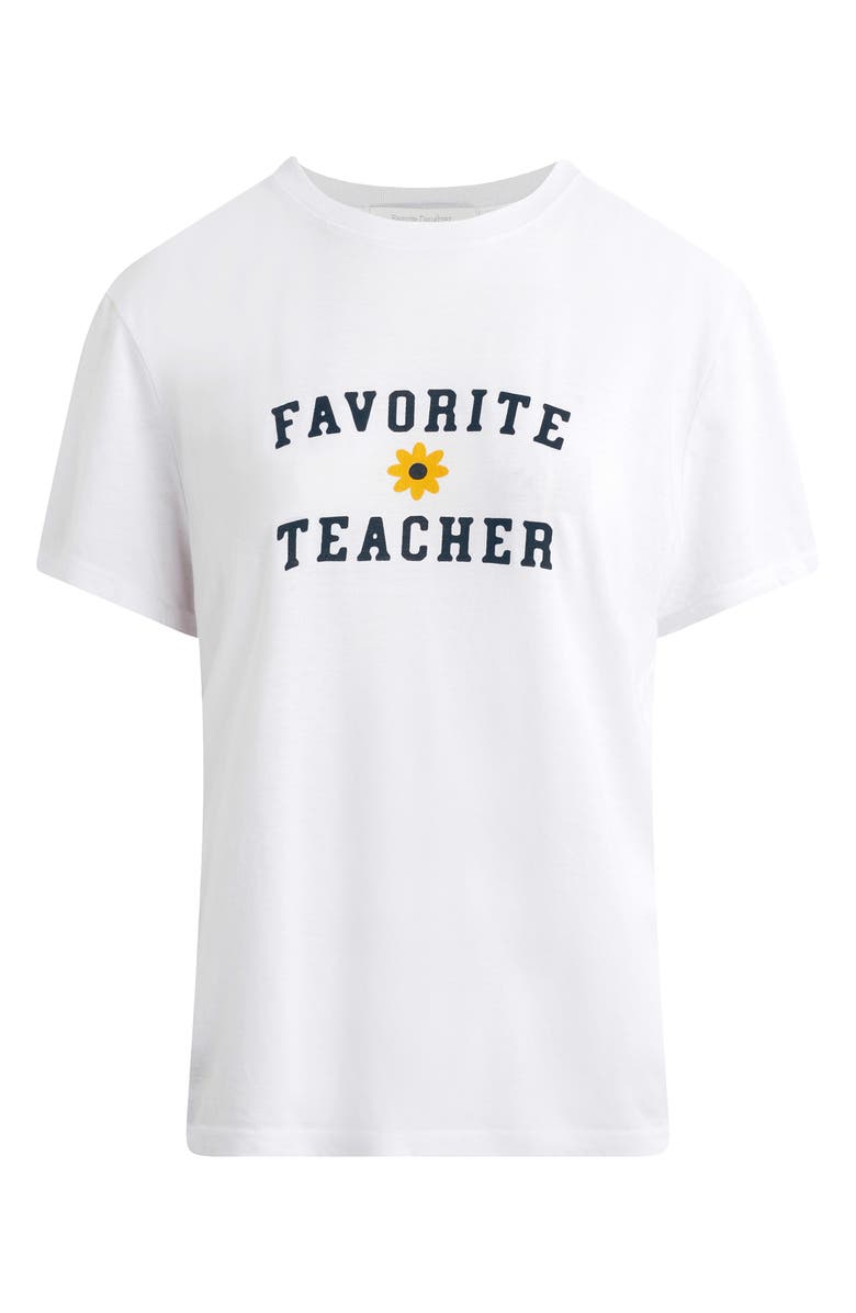 Favorite Daughter Favorite Teacher Graphic T-Shirt, Main, color, 