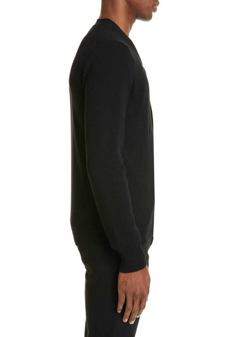 Wool Cardigan, Alternate, color, BLACK
