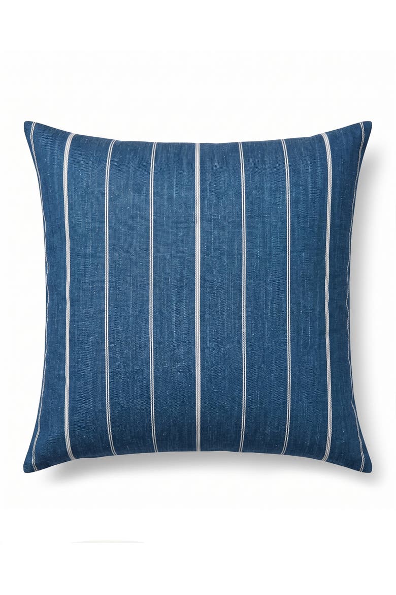 Loma Striped Pillow Cover, Main, color, Vista Blue
