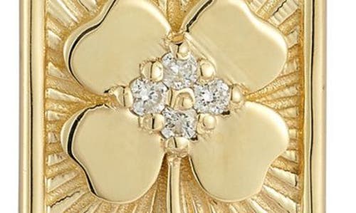 Ember Fine Jewelry Clover Pendant Necklace In Gold