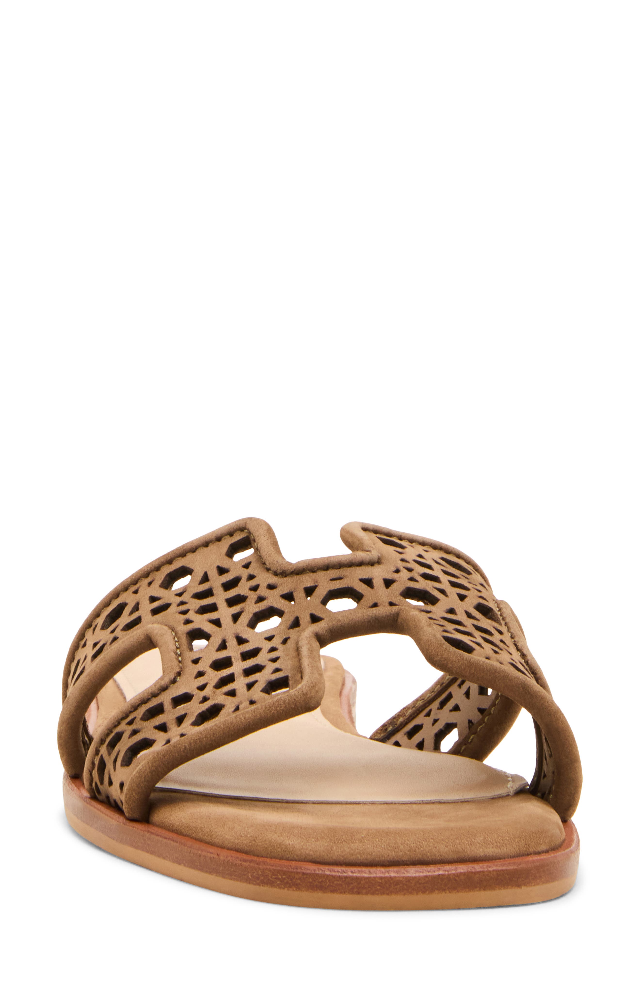Haydn Slide Sandal, Alternate, color, TAUPE NUBUCK