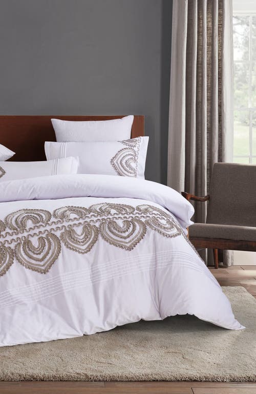 MELANGE HOME MELANGE HOME PADMA EMBROIDERED DUVET 3-PIECE SET