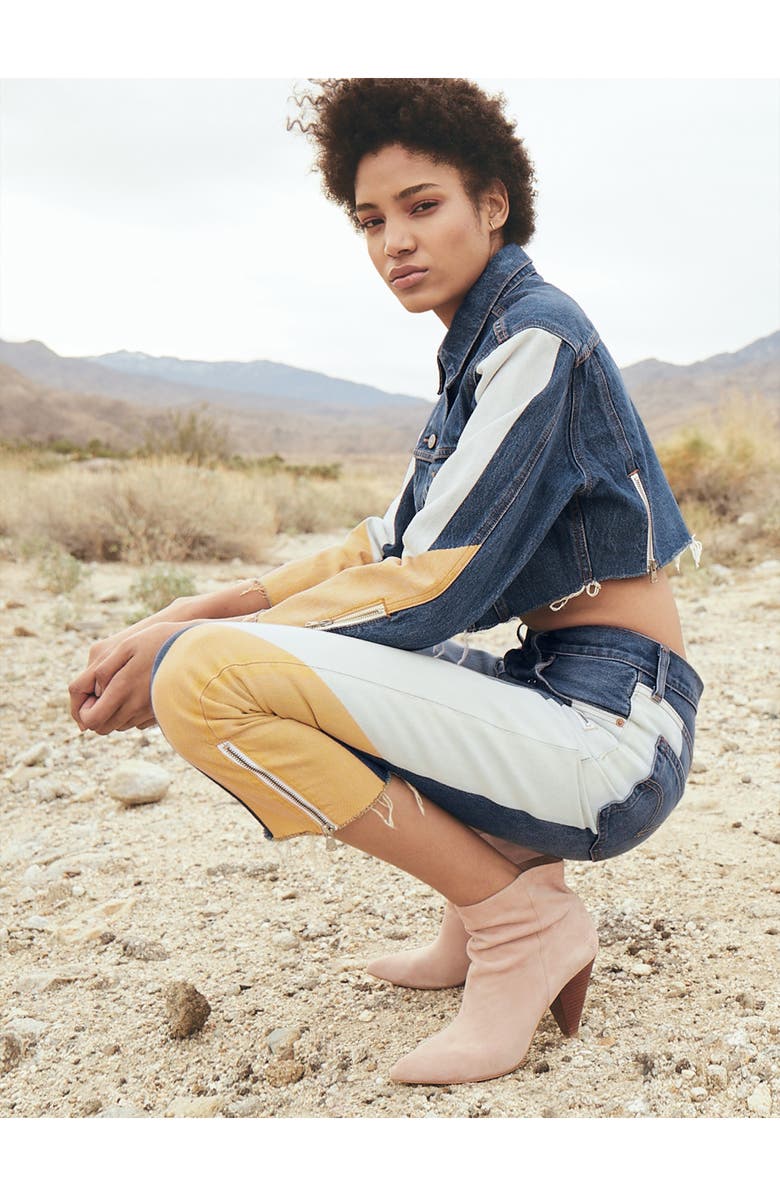 Levi's<sup>®</sup> 501<sup>®</sup> Moto Crop Jeans, Alternate, color,