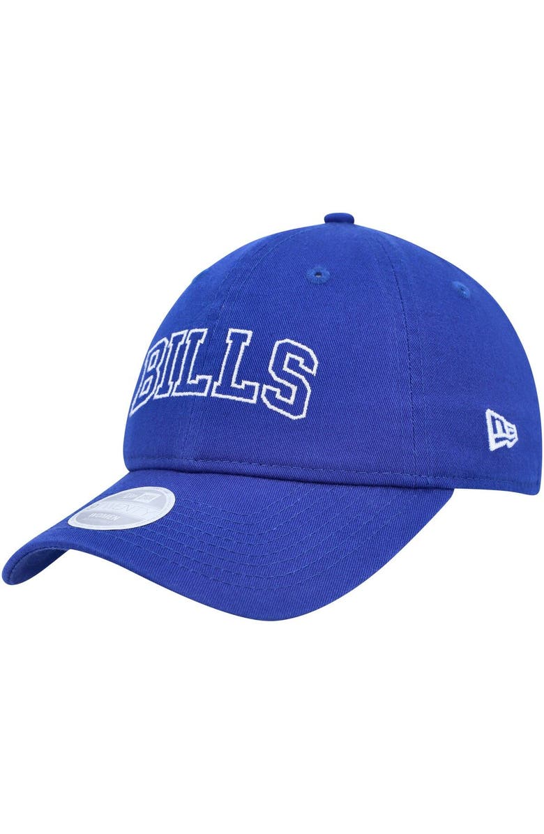 New Era Women's New Era Royal Buffalo Bills Collegiate 9TWENTY Adjustable Hat, Main, color, 