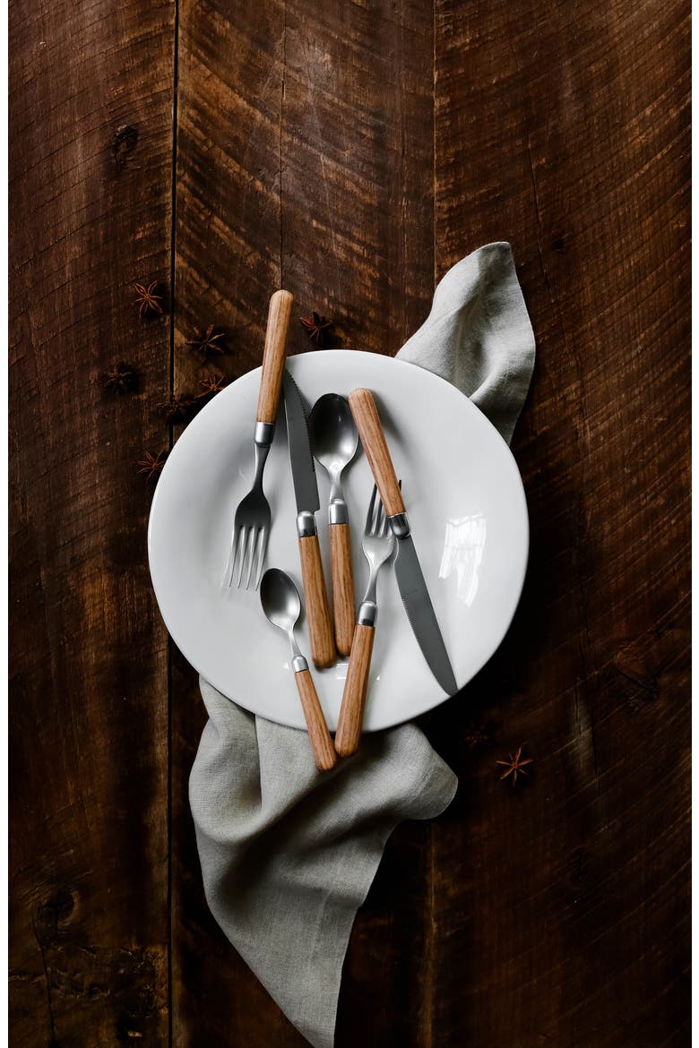 Albero 5-Piece Place Setting, Alternate, color, OAK