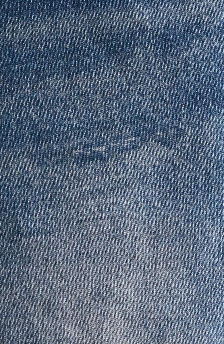 rag 
bone Miramar Side Stripe High Waist Wide Leg Cotton Terry Sweatpant Track Pants, Alternate, color, Carnation Stripe