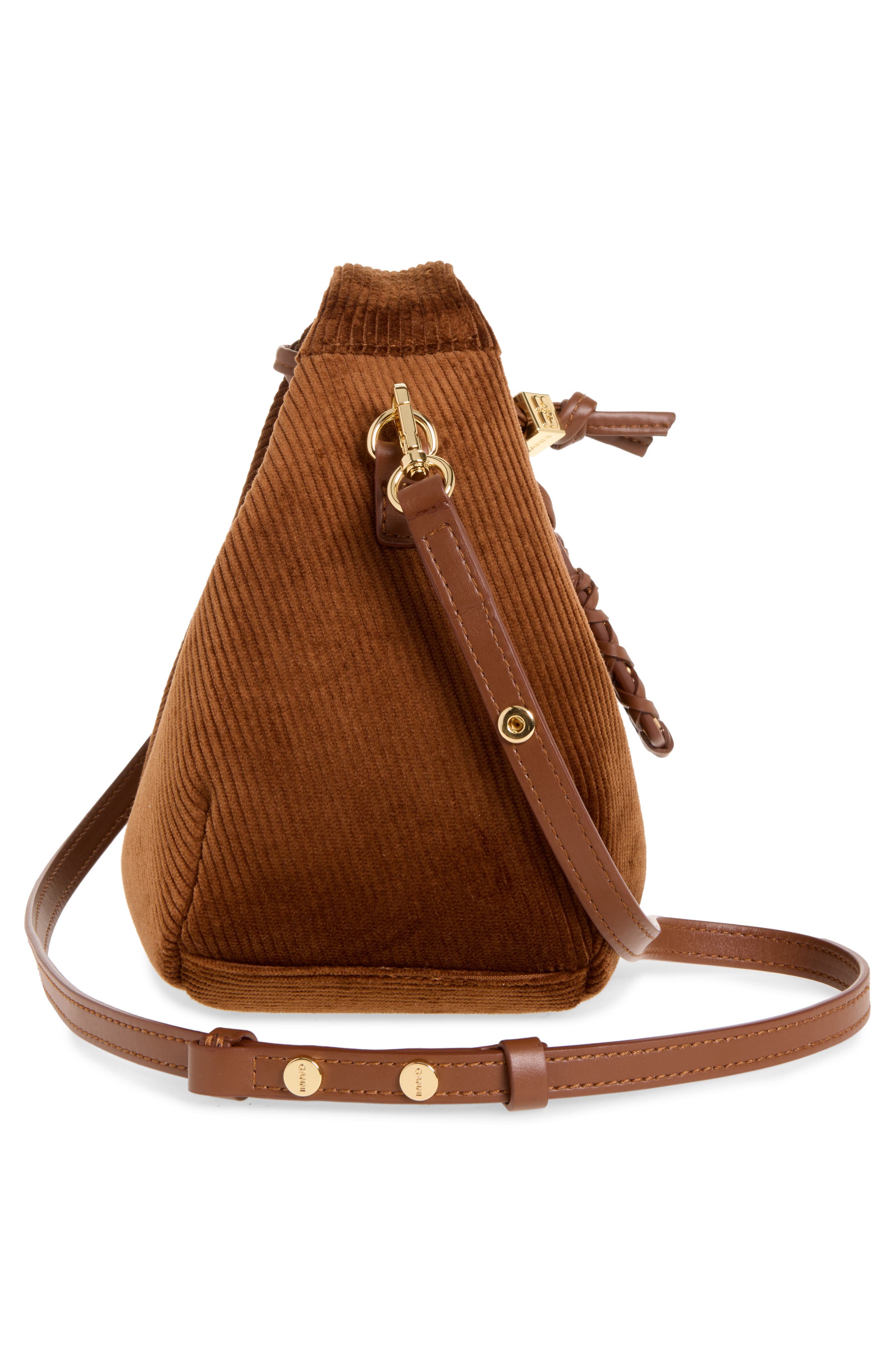 Mini Corduroy Hobo Bag, Alternate, color, TORTOISE SHELL