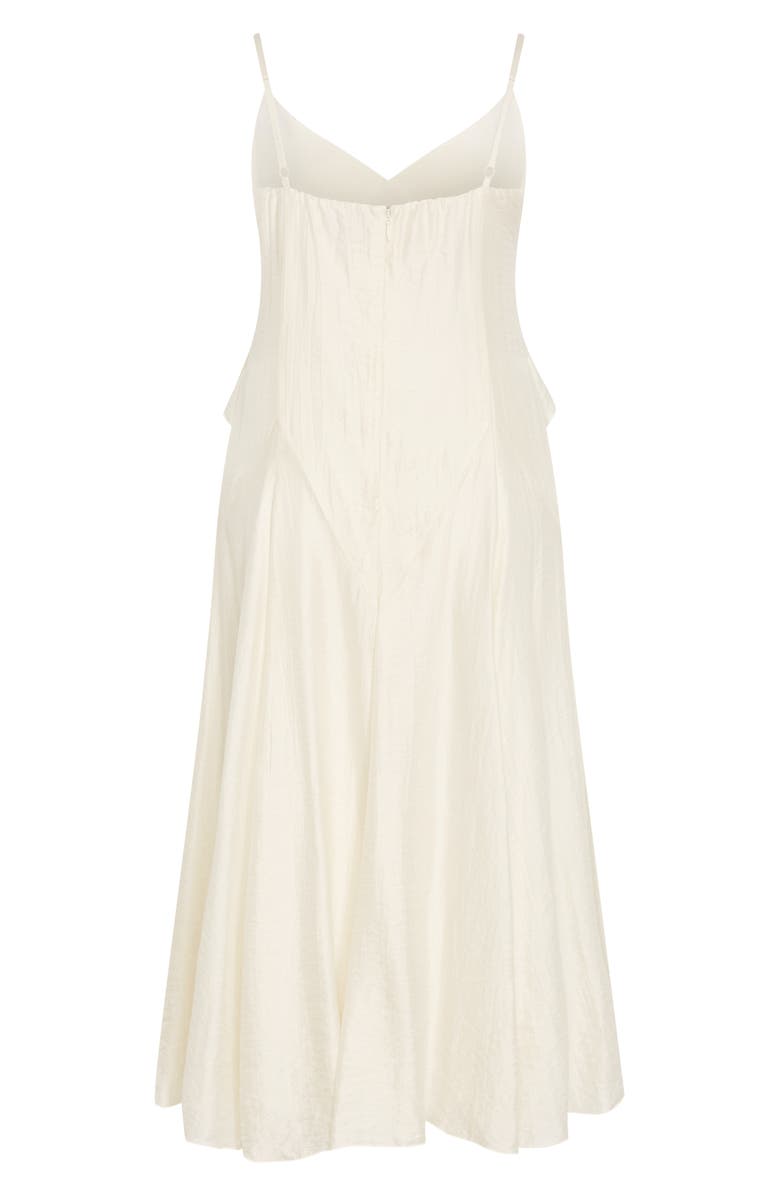 City Chic Clara Maxi Dress, Alternate, color, Butter