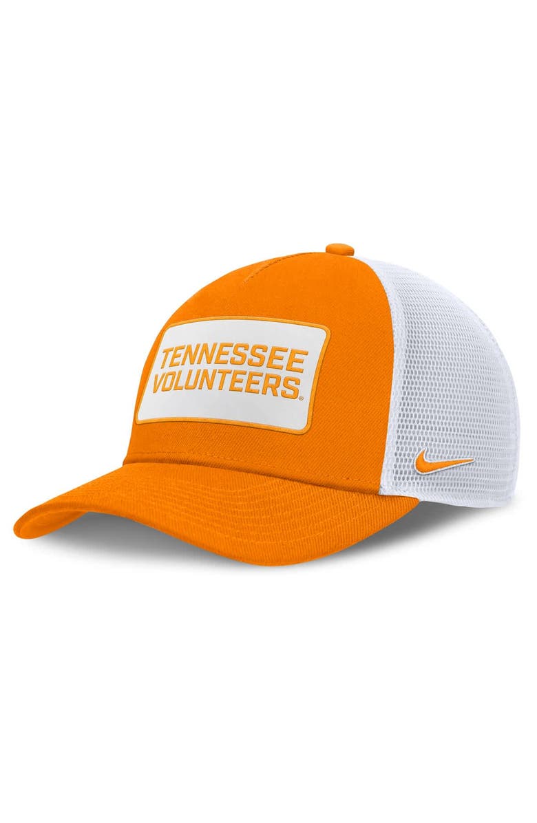 Nike Men's Nike Tennessee Orange/White Tennessee Volunteers 2025 On-Field Rise Patch Trucker Adjustable Hat, Main, color,