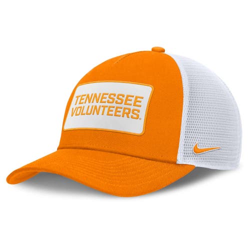 Nike Tennessee Orange/white Tennessee Volunteers 2025 On-field Rise Patch Trucker Adjustable Hat