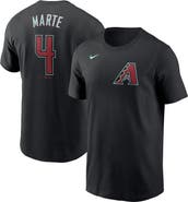 Nike Men's Nike Ketel Marte Black Arizona Diamondbacks 2024 Fuse Name & Number T-Shirt