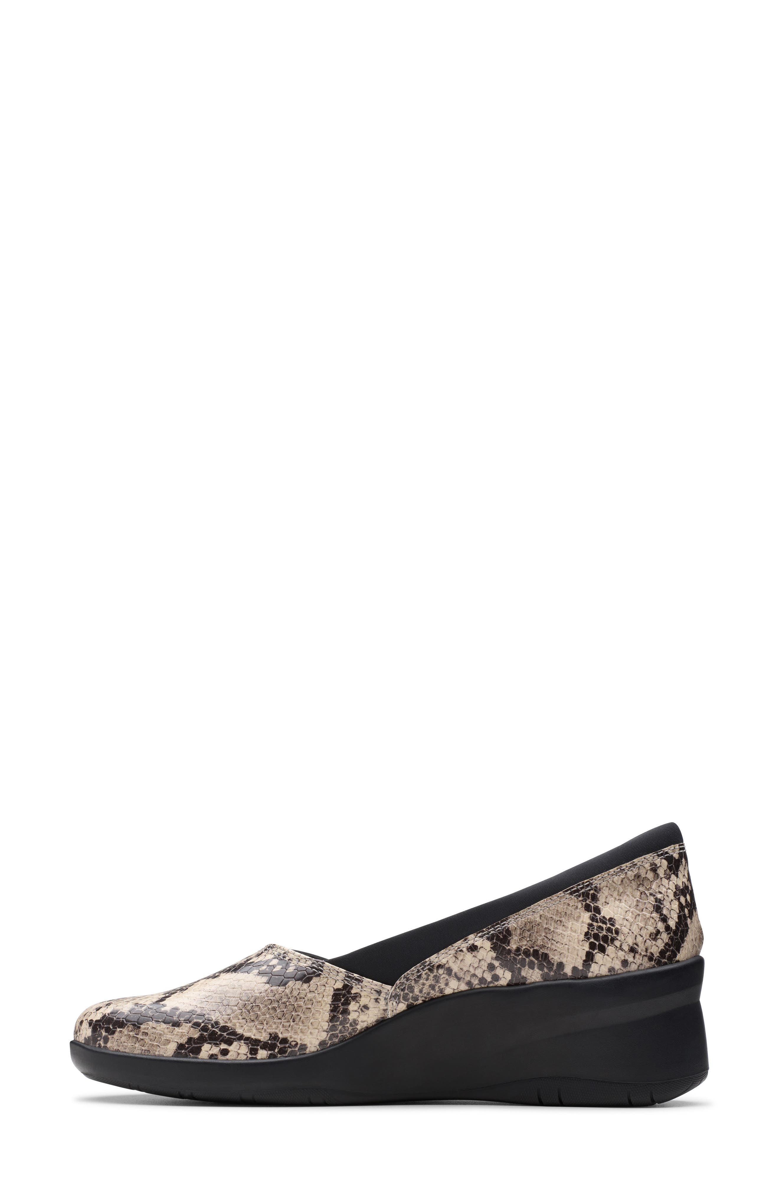 Clarks<sup>®</sup> Suttyn Walk Loafer, Alternate, color, Grey Snake