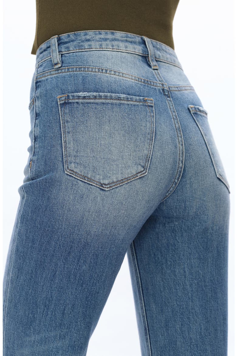 High Waist Bootcut Jeans, Alternate, color, RETRO