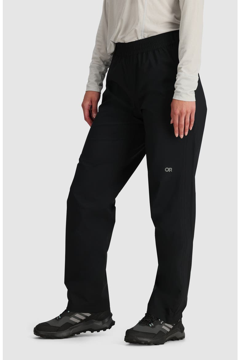 Stratoburst Stretch Rain Pants, Alternate, color, BLACK
