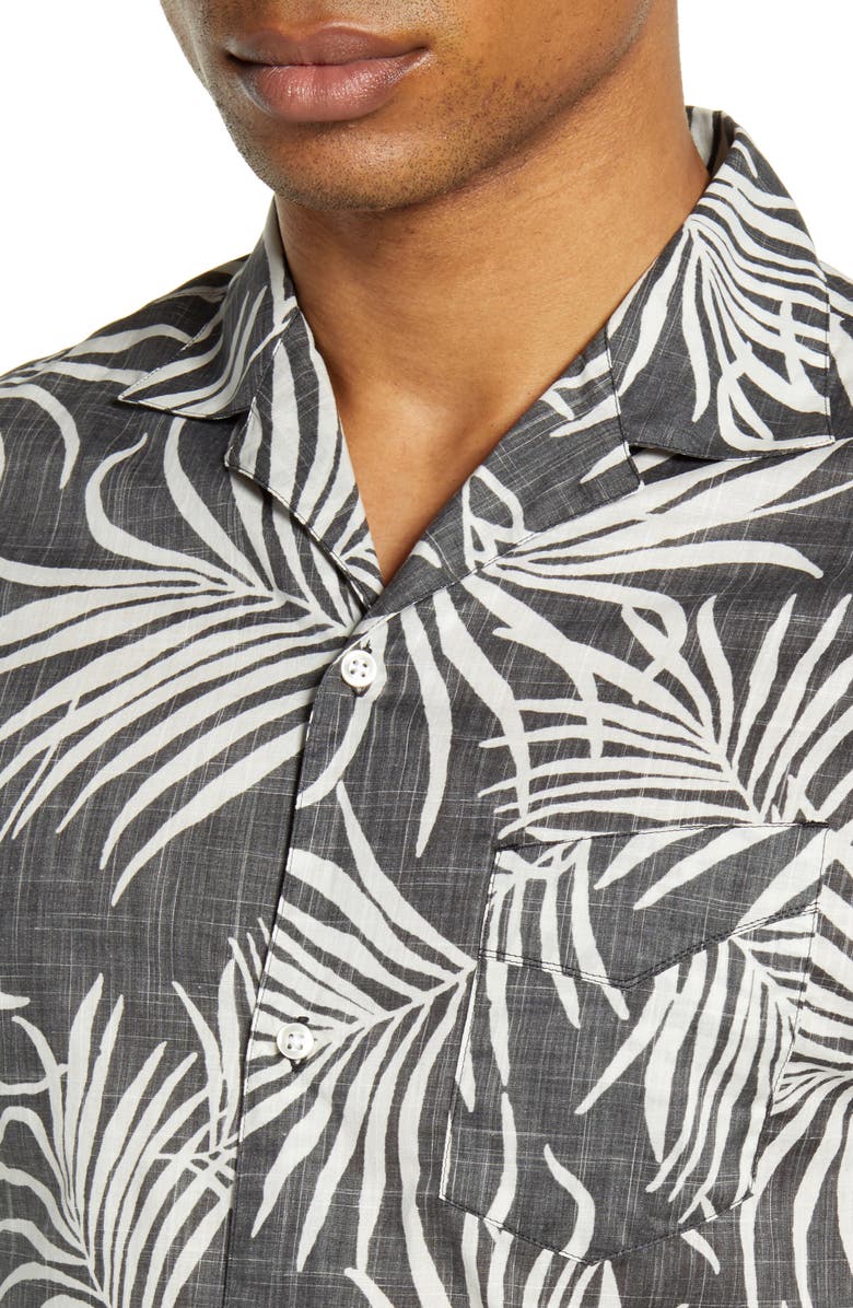 Officine Générale Dario Short Sleeve Button-Up Shirt, Alternate, color,