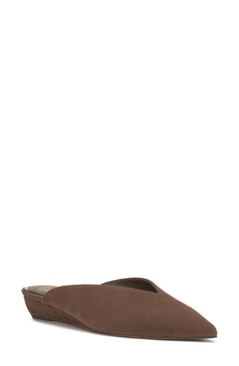 Vinia Pointed Toe Wedge Mule (Women)