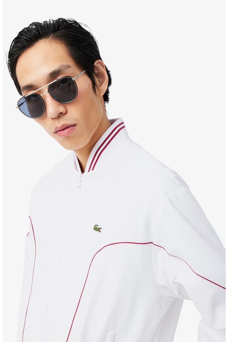 Track Jacket, Alternate, color, WHITE/ BORDEAUX