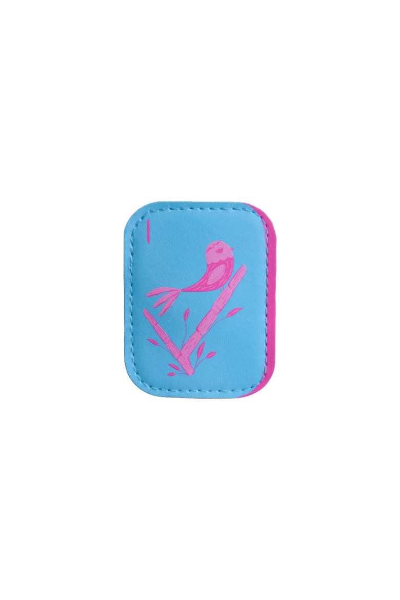 Mahjong Vegan Leather Hair Clips, Main, color, Bird