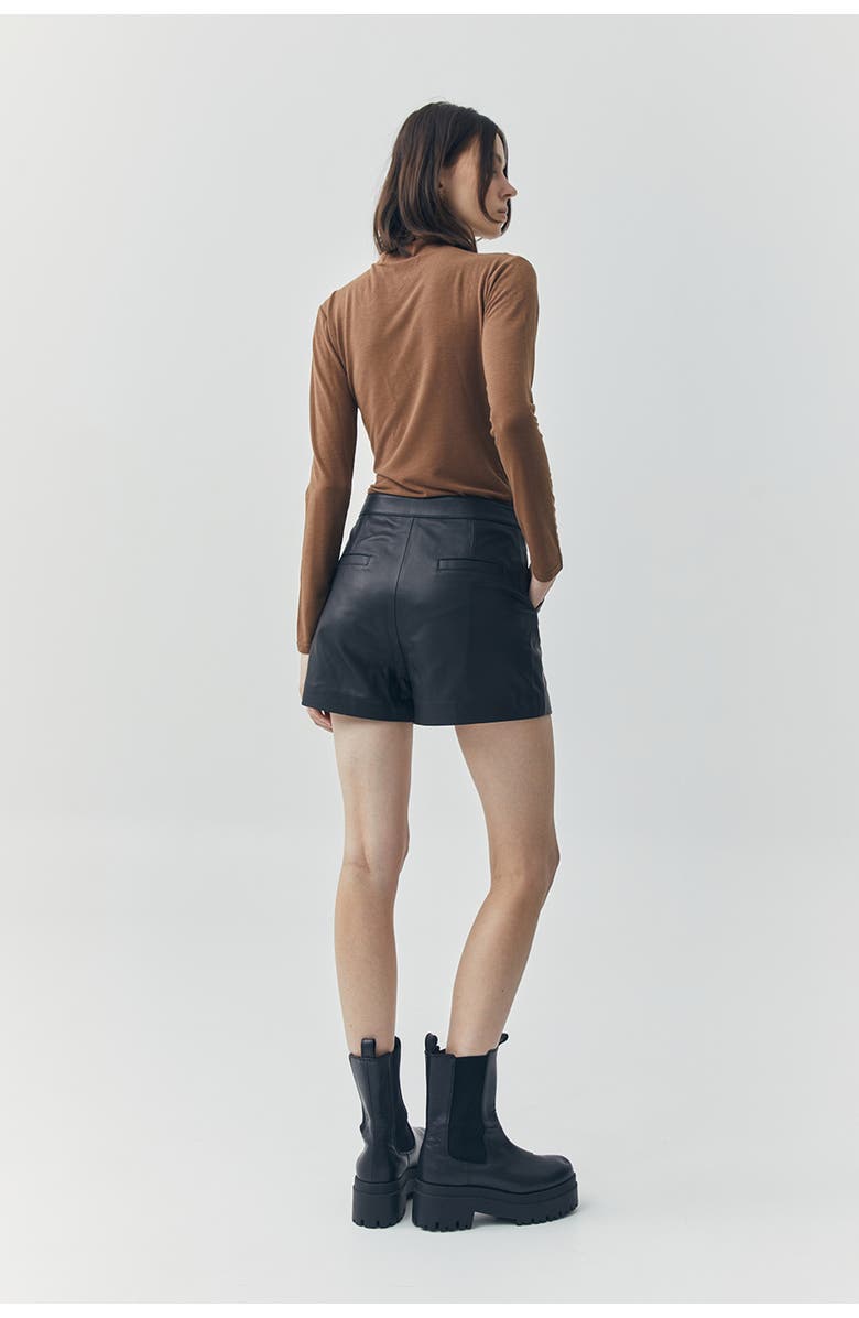 ATS Wren Short Leather Pants, Alternate, color, 