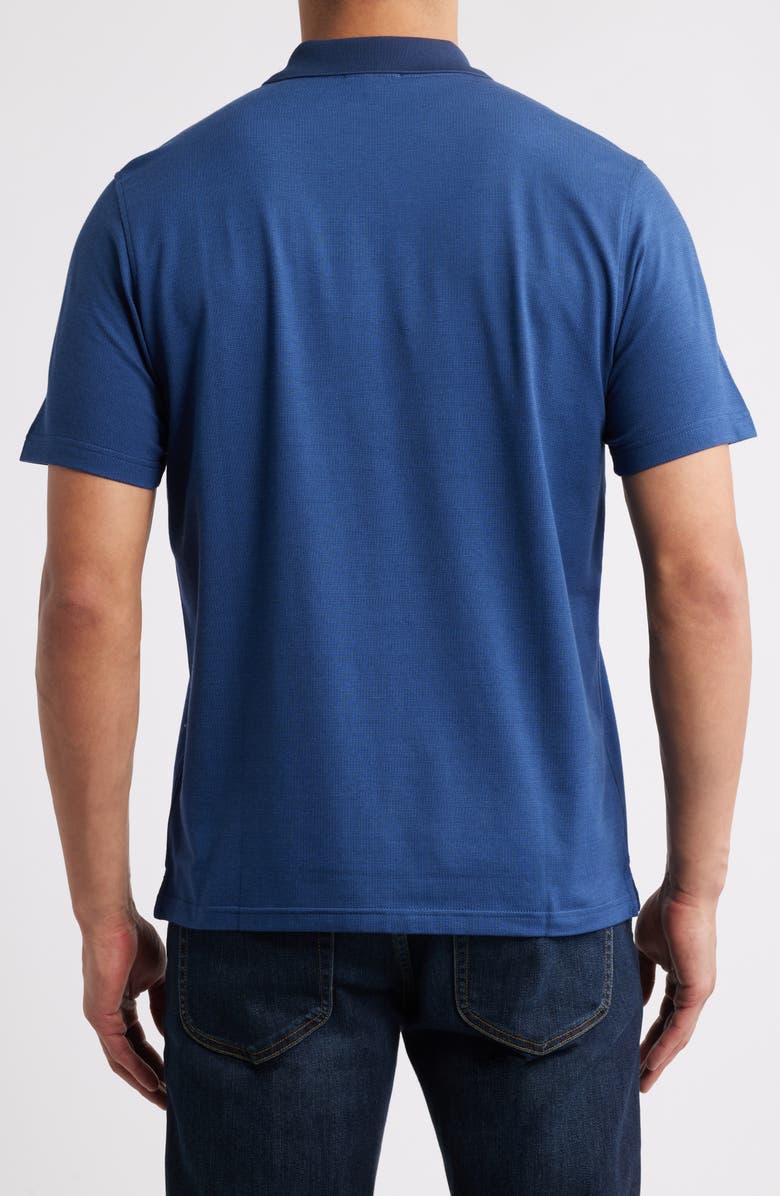 Peter Millar Barnes Bird's Eye Cotton & Modal Polo, Alternate, color, Navy