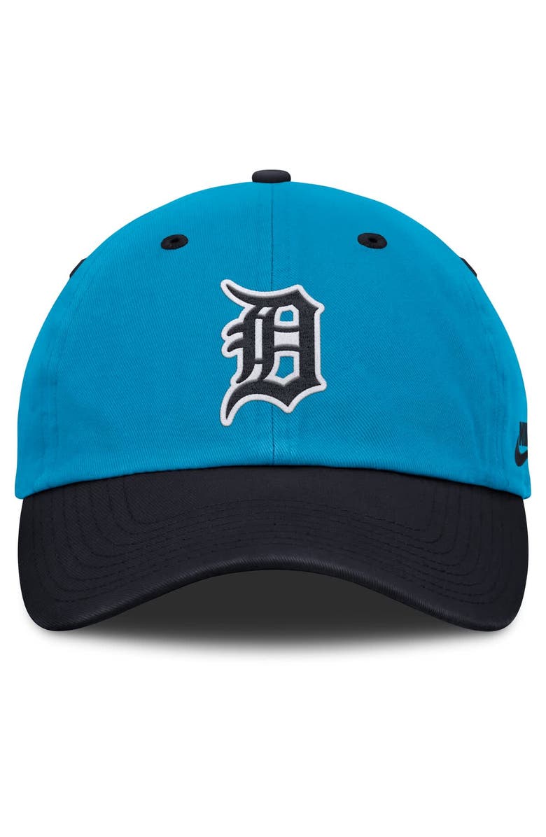 Nike Men's Nike Blue/Navy Detroit Tigers Neon 90s Club Adjustable Hat, Alternate, color,
