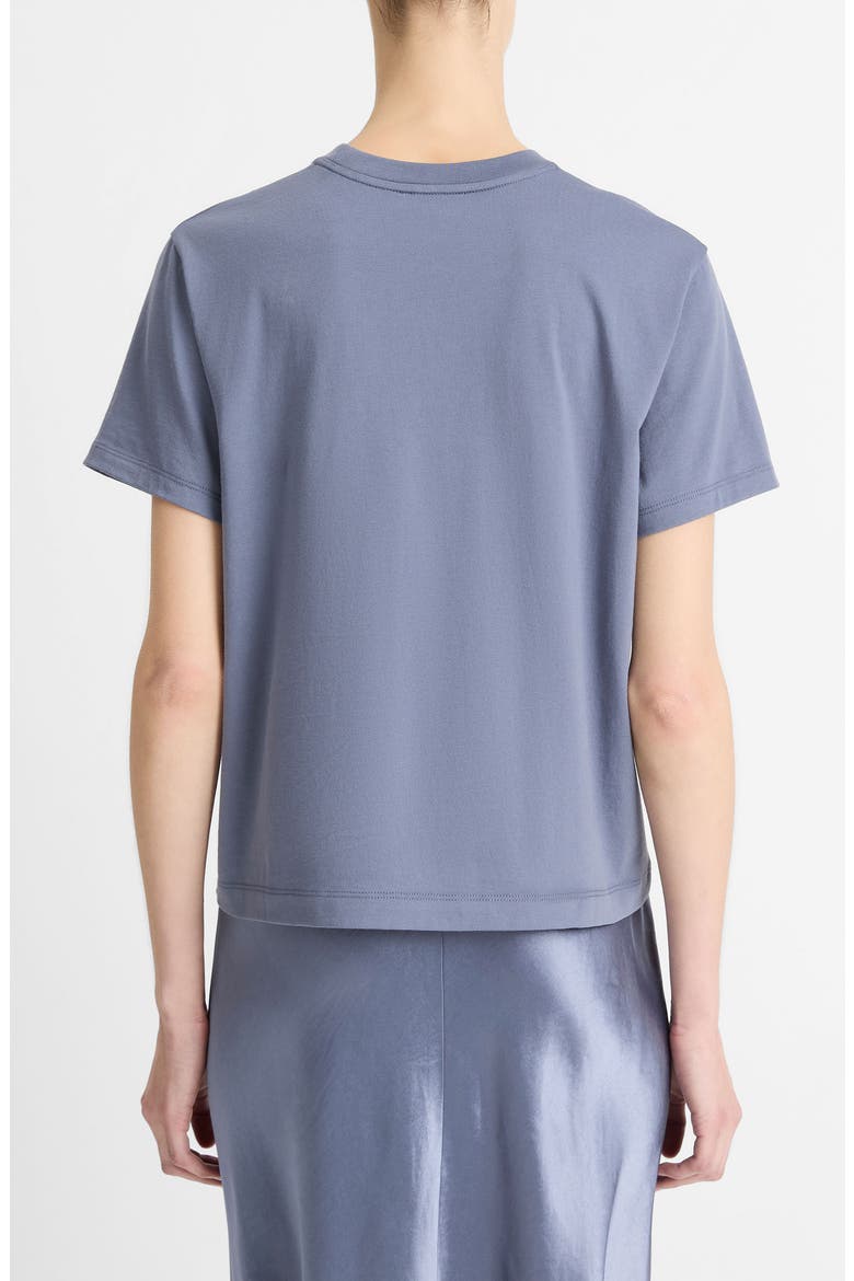 Pima Cotton Crewneck T-Shirt, Alternate, color, 516MVT-MAUVE THISTLE