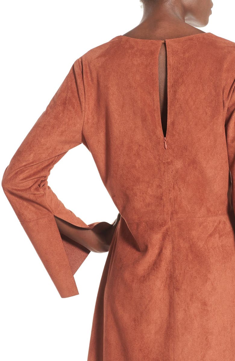 ASTR the Label ASTR Faux Suede Shift Dress, Alternate, color,