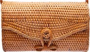 Jelavu Lana Handwoven Rattan Crossbody Bag
