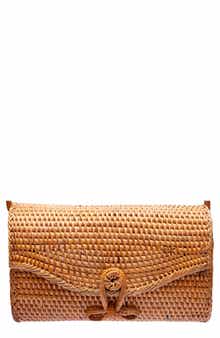 Jelavu Lana Handwoven Rattan Crossbody Bag