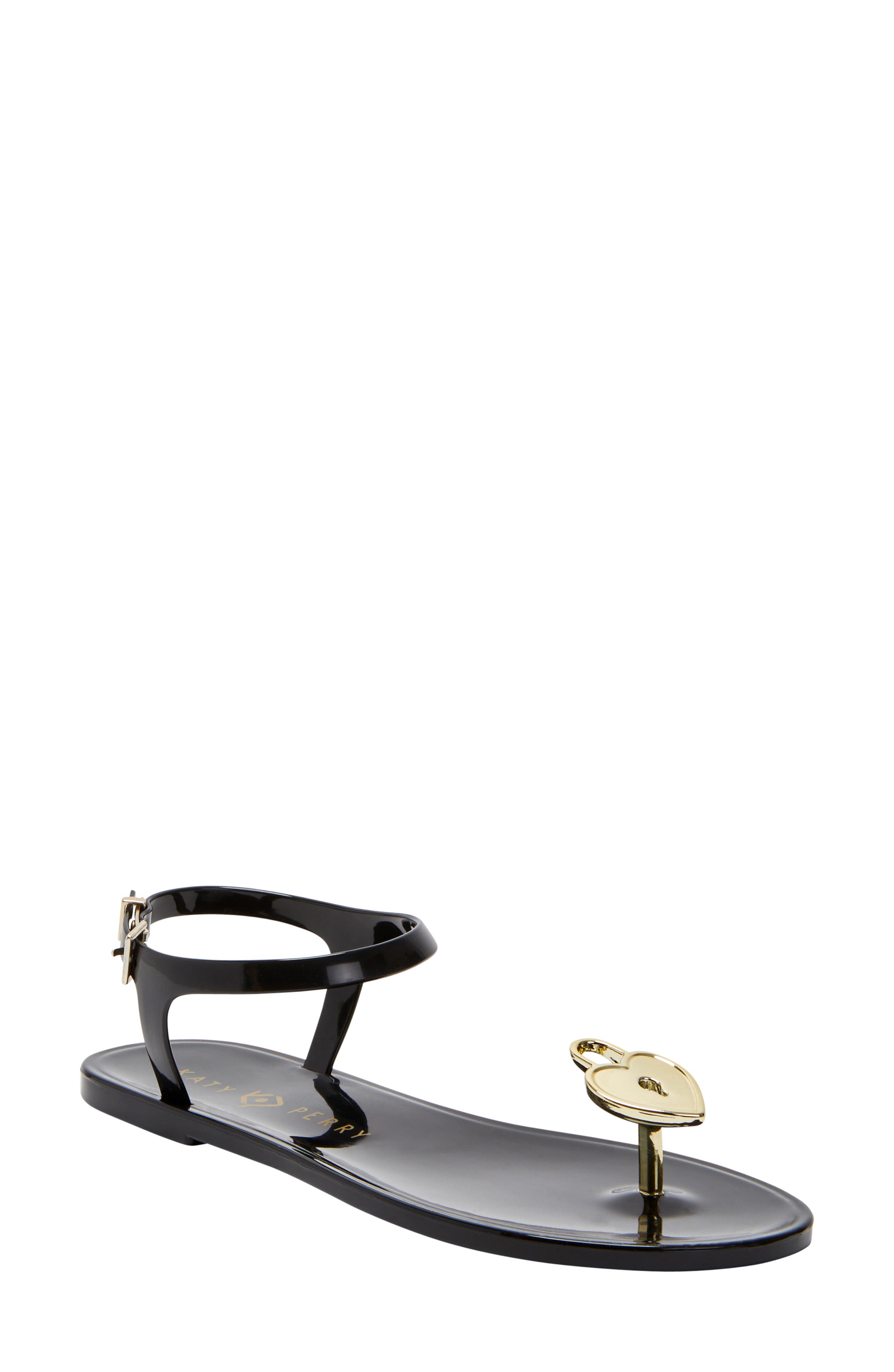 Geli Sandal, Main, color, BLACK LOCK AND KEY