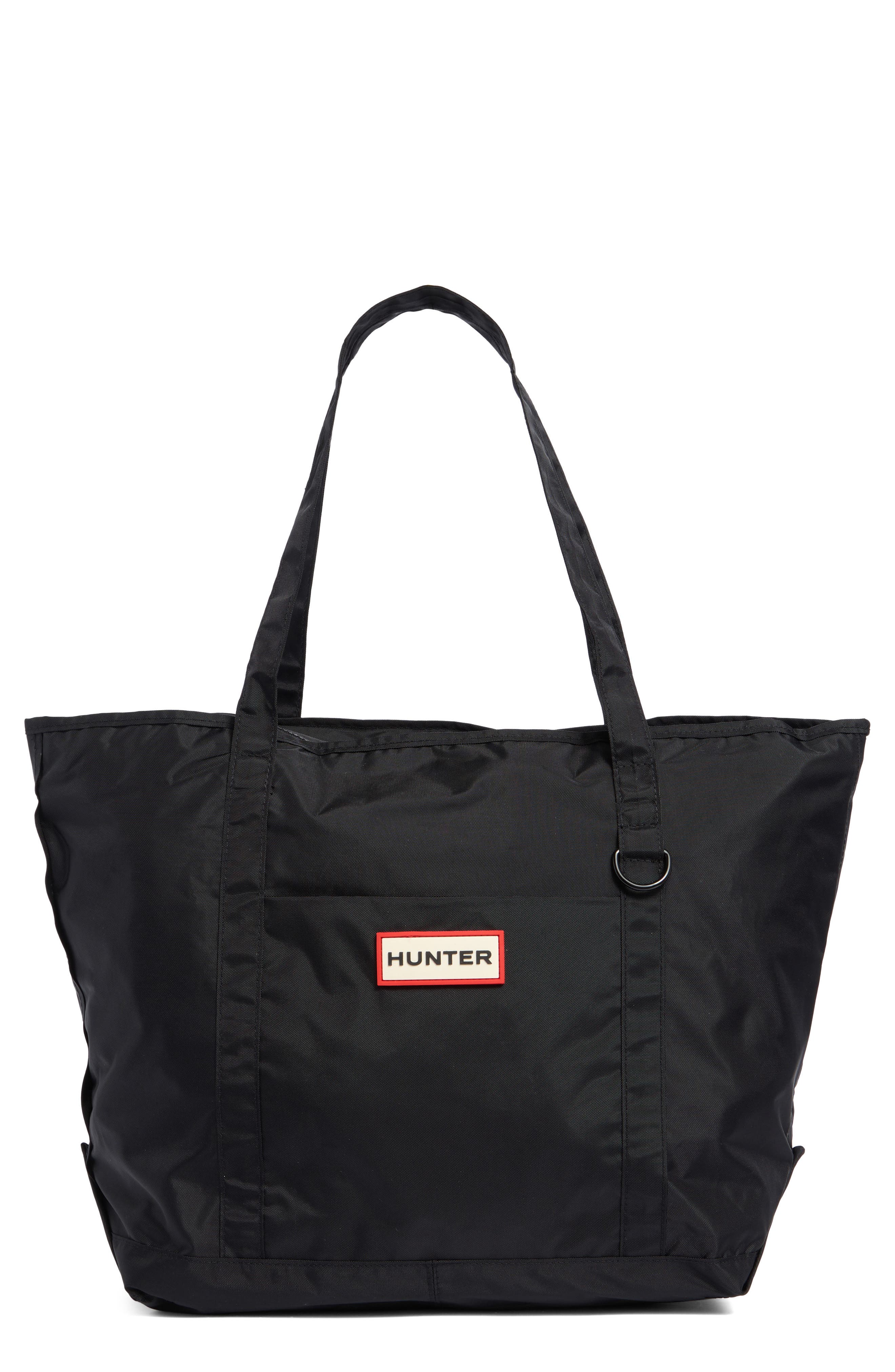 Hunter Packable Nylon Tote Bag, Main, color, 