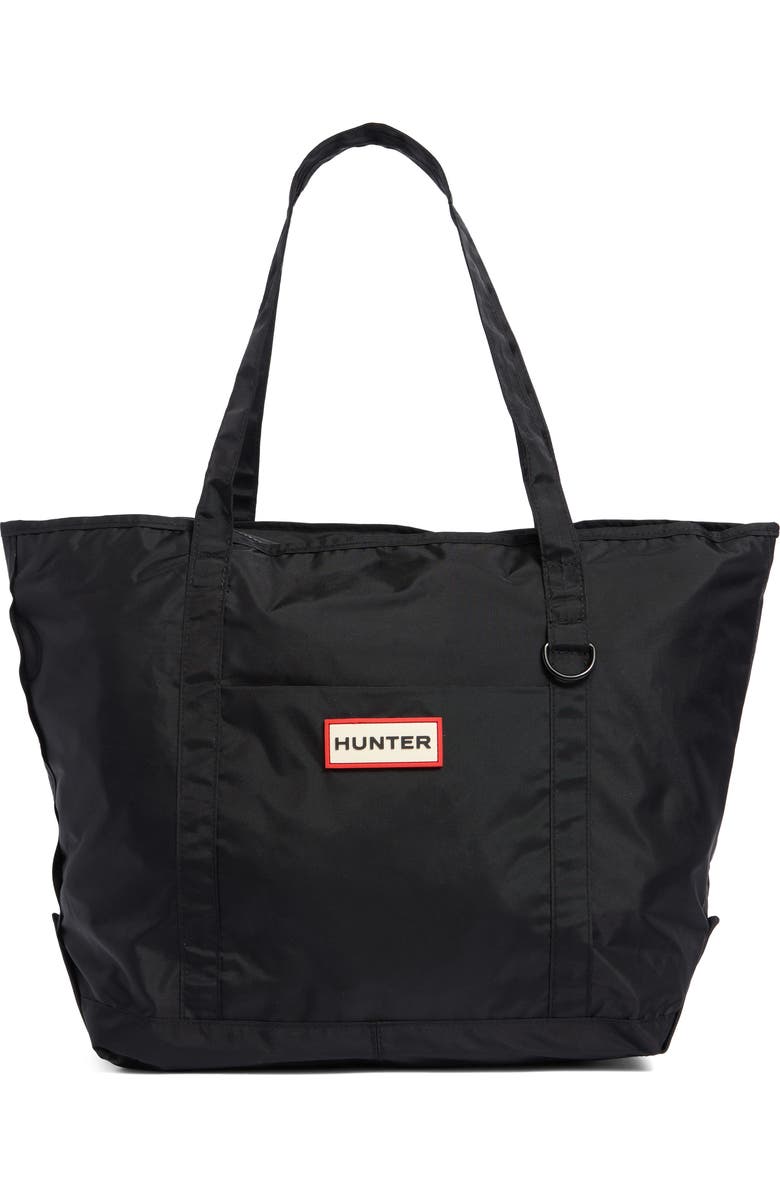 Hunter Packable Nylon Tote Bag, Main, color,