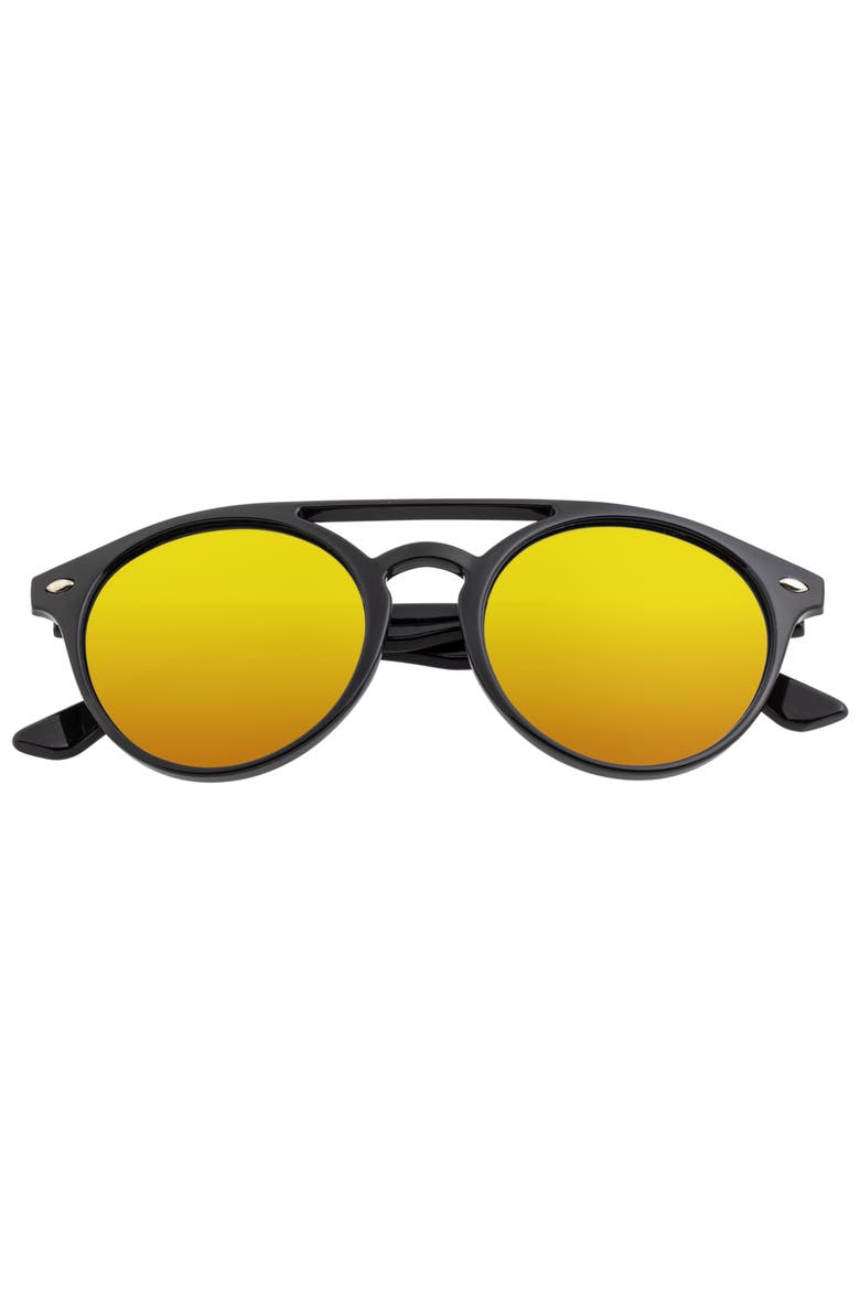 Finley Polarized Sunglasses, Alternate, color, Black/Red-Yellow