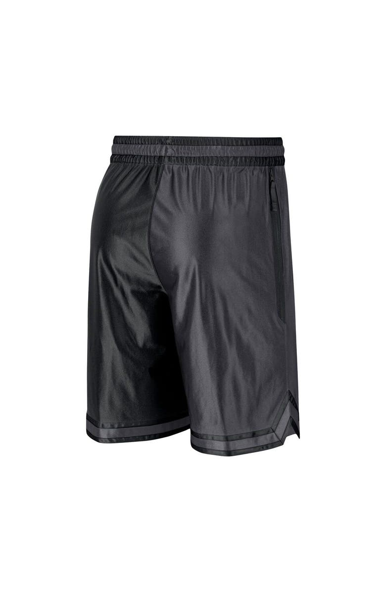 Nike Men's Nike Black/Anthracite Brooklyn Nets Courtside Versus Force Split DNA Performance Shorts, Alternate, color, Black
