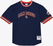 Mitchell & Ness Men's Mitchell & Ness  Navy San Diego Padres Wild Pitch Ringer T-Shirt