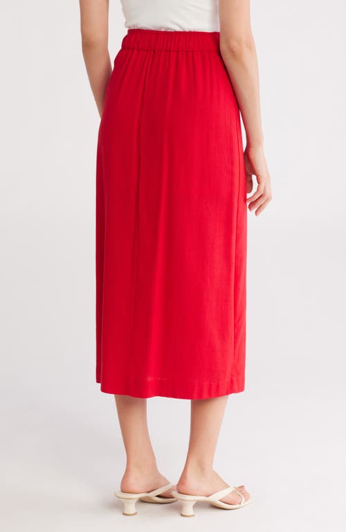 Blu Pepper Front Button Maxi Skirt